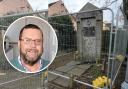 Determined - Kevin Starling has fought to save the war memorial in Shrub End for seven years