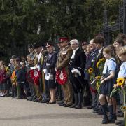 Commemoration - the service was held at the Colchester War Memorial