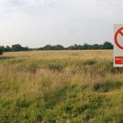 Site - the boundary of the danger area of Fingringhoe Army Firing Range
