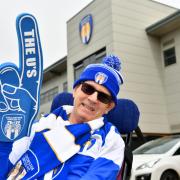 Mike Short is a lifelong Colchester United fan and was able to experience his first game in the stadium, 35 years after a stroke left him needing 24-hour care
