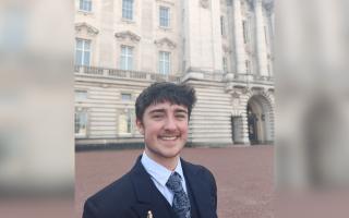 Charlie Murray-Edwards was invited to a garden party at Buckingham Palace