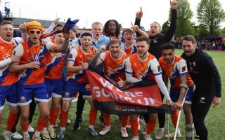 Magic moment - Braintree Town celebrate winning promotion to the National League