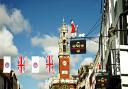 Jubilee festivity - David Evans captured this image of Colchester's iconic skyline during a stroll down the High Street