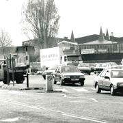 Cars - Ipswich Road Roundabout 1990.