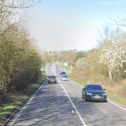 Tragic - the collision took place on the A120 at Standon Hill