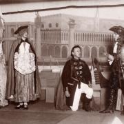 Performance - The Brightlingsea Musical and Operatic Society performing The Gondoliers in 1929 shwoing The Duke and Duchess of Plaza-Toro with their daughter Casilda, and Luiz (kneeling), the Duke's assistant
