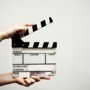 Action - a clapper board