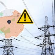 A power cut in Colchester is causing issues for some residents
