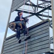 Training - Essex County Fire and Rescue Service trained with Essex Police dogs for emergency rescues