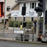 Faulty - the temporary traffic lights in Mill Road are due to be fixed