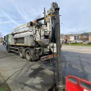 Work - it is hoped the gully cleansing will help to alleviate the flooding issues in Cowdray Avenue