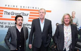 Richard Hammond, Jeremy Clarkson and James May promoting The Grand Tour (Ian West/PA)