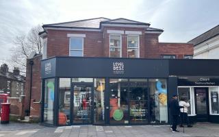 Community - based Cafe 'Level Best' has colourful new signage