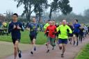 Action from a recent parkrun in Harwich's Cliff Park