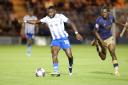 Sidelined - Colchester United defender Mandela Egbo will see a specialist this week after suffering another knee injury