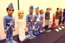 Historic - Thunderbirds puppets on show at an event in Mersea in 2019, including a show original Lady Penelope
