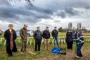 Essex County Council cabinet members in Weeley for the tree-planting event