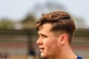 On target: Archie McFadden scored for Witham Town in their 2-1 defeat to Lowestoft Town.