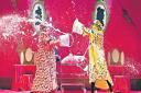 Panto fun – last year’s Christmas panto at the Mercury Theatre broke records. Inset: Anthony Roberts