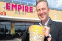 The popcorn’s waiting – Basildon Empire manager Phil Peirce is eagerly awaiting the arrival of the Imax cinema