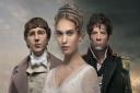 Paul Dano, Lily James and James Norton in the BBC's epic adaptation of War and Peace