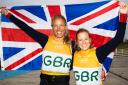 All smiles - Saskia Clark (left) and Hannah Mills are on the verge of clinching Women's 470 gold at the Rio Olympics. Picture: Richard Langdon / British Sailing Team