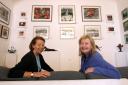 Caroline Bailey Knox and Jacqueline Wolfers at the Geedon Gallery, Fingringhoe