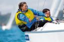 Silver success - Hannah Stodel, along with John Robertson and Stephen Thomas claimed second place in Miami. Picture: Richard Langdon/British Sailing Team