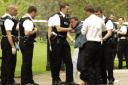 Flashback - Colchester police arrest Toni Campbell in the town's Castle park in April 2005.