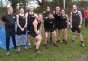 The CATs senior men's team at Ardleigh on Sunday