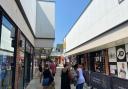 Shoppers - a bustling Lion Walk Shopping Centre on Monday and (inset) Mark Laner, owner of Colchester Pet Stores