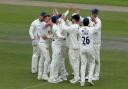 Big win - Essex players celebrate taking the wicket of Lancashire's Luke Wells Picture: TGS PHOTO
