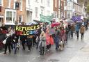 Solidarity - a march was previously held in Colchester in support of refugees
