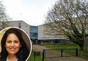 Witham's MP Priti Patel visits school after concerns raised over pedestrian crossing
