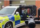 Technology -  Essex Police's new sony ZV-E10 camera and a police car
