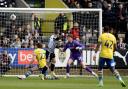 Key moment - Macauley Langstaff scores Notts County's winner against Colchester United at Meadow Lane