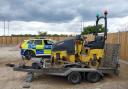 Recovered - Essex Police recovered a stolen road roller