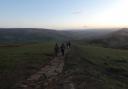 Students on their DofE walk in the Peak District
