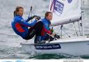 Tough - Saskia Clark (left) and Hannah Mills finished 15th at the 470 World Championships in Argentina.