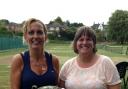 Ace return - Anna Burton (left) and Julie Sexton won the Open Ladies doubles event at the Colchester and District individual tennis tournament.