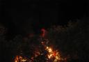 Manningtree: Pictures of caravan blaze