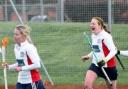 Great Scott - Colchester's Helen Scott (right) celebrates after scoring against St Ives Picture: ROBYN WILDE