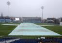Damp start - the covers are on at Headingley after rain resulted in the opening day of Essex's game with Yorkshire being abandoned Picture: GAVIN ELLIS/TGS PHOTO