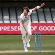 Match to remember - Colchester's Ben Allison in action for Essex in their drawn County Championship match with Worcestershire Picture by TGS PHOTO