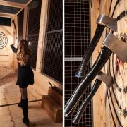 Axe throwing venue opens its doors to the public in Colchester