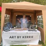 Happy - Kerrie's stall at the Shoulder of Mutton craft fair