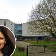 Witham's MP Priti Patel visits school after concerns raised over pedestrian crossing