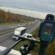 Monitoring - The Speed Enforcement Officers focused on the west of the county