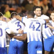 Aim - Colchester United are hoping to secure their League Two status today