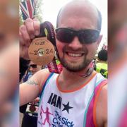 Proud - Ian Picken, from Great Bentley, ran the London Marathon in aid of a charity close to his heart